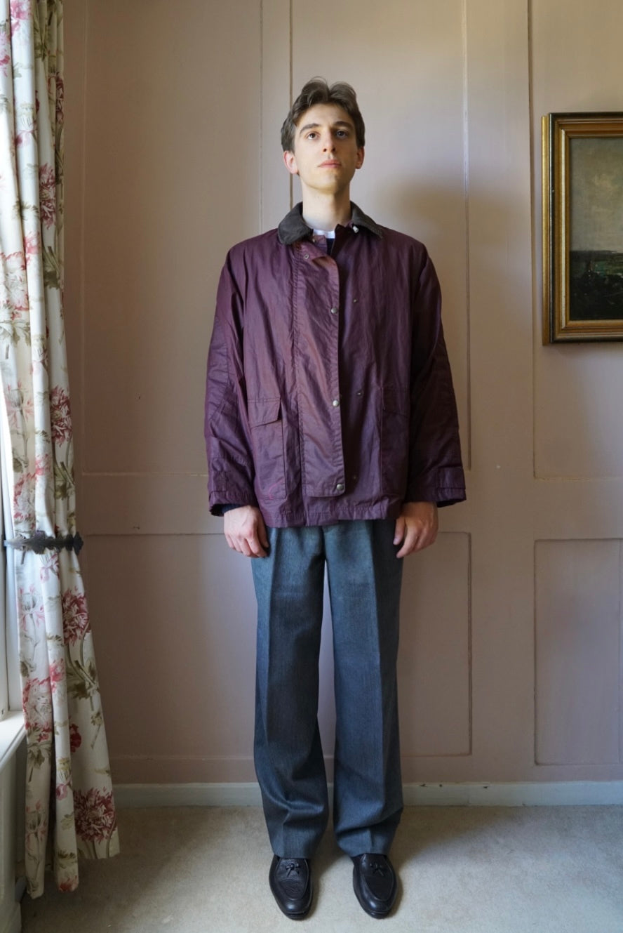 SAM JACKET - AUBERGINE