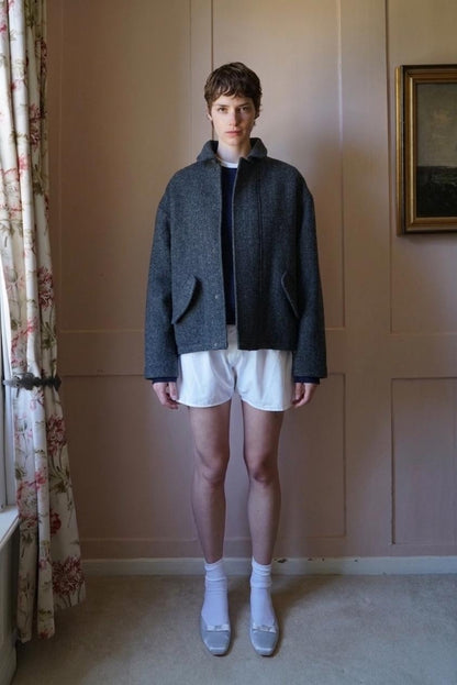 DADO JACKET - BLUE & GREY MELANGE