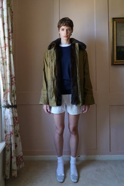 SAM MINK JACKET - SAND
