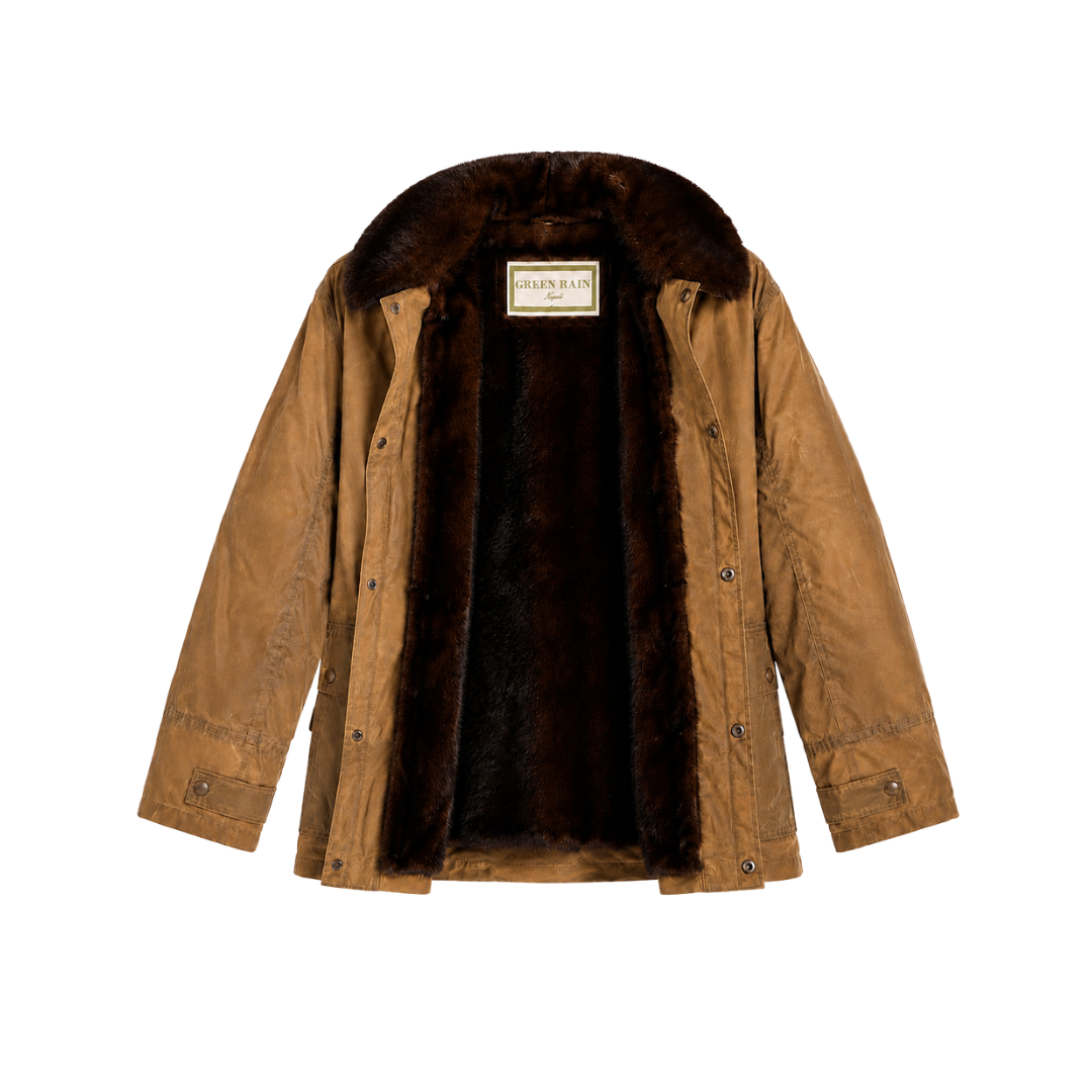 SAM MINK JACKET - SAND